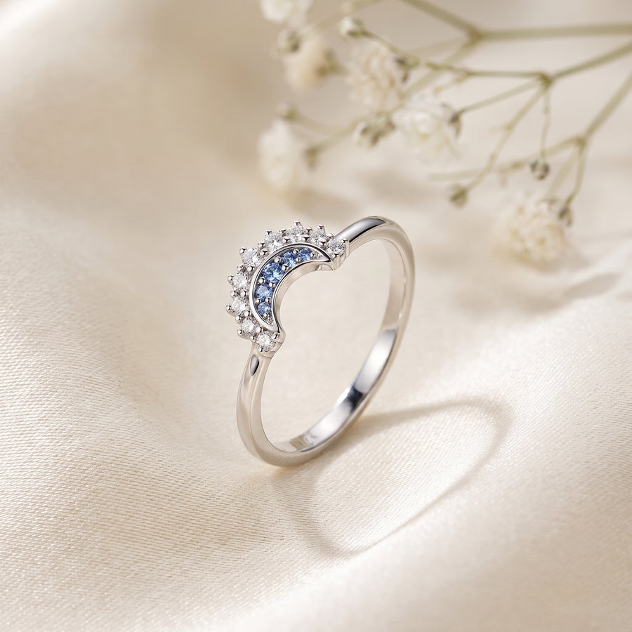 Astrea Sun & Moon Ring Set, product view 7