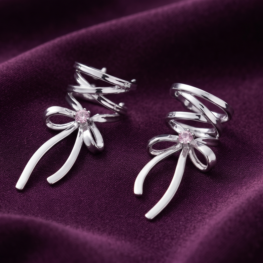 Celeste Bow Ear Cuff