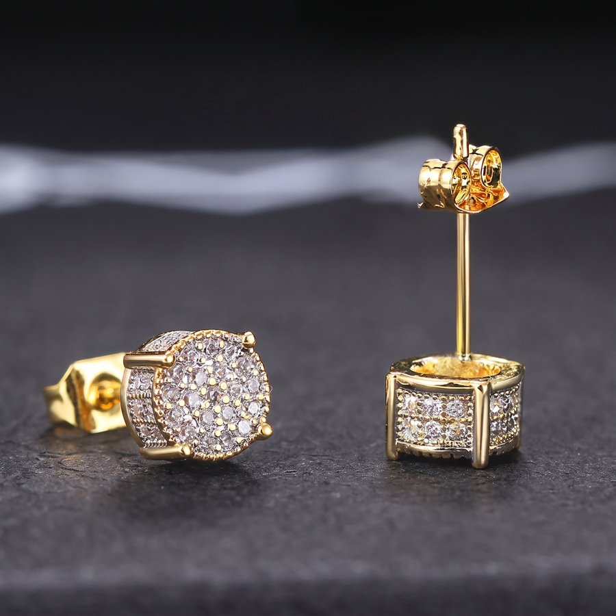 Solstice CZ Studs, primary product view
