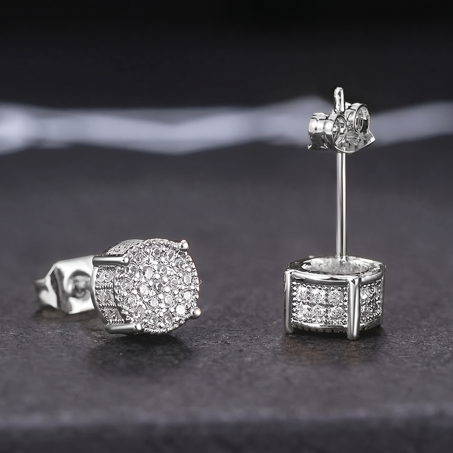 Solstice CZ Studs, product view 2