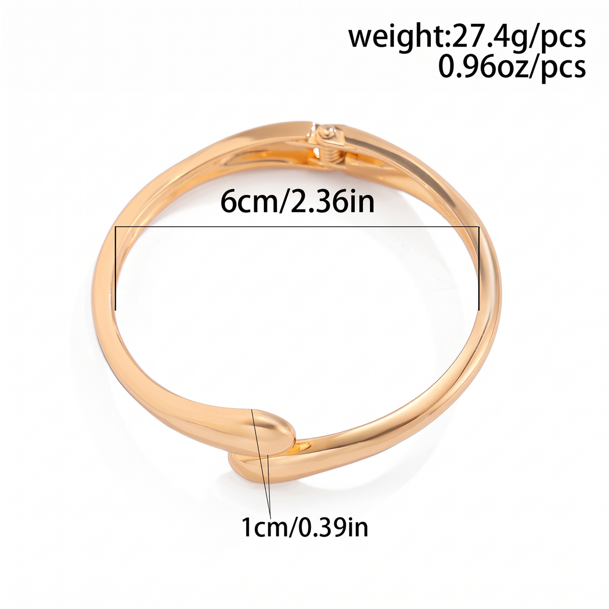 Vesper Twist Cuff & Ring size and measurement guide measurements