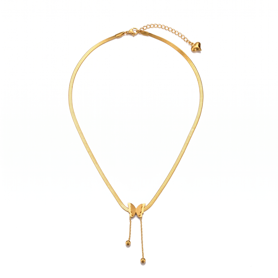 Elara Butterfly Necklace, product view 6