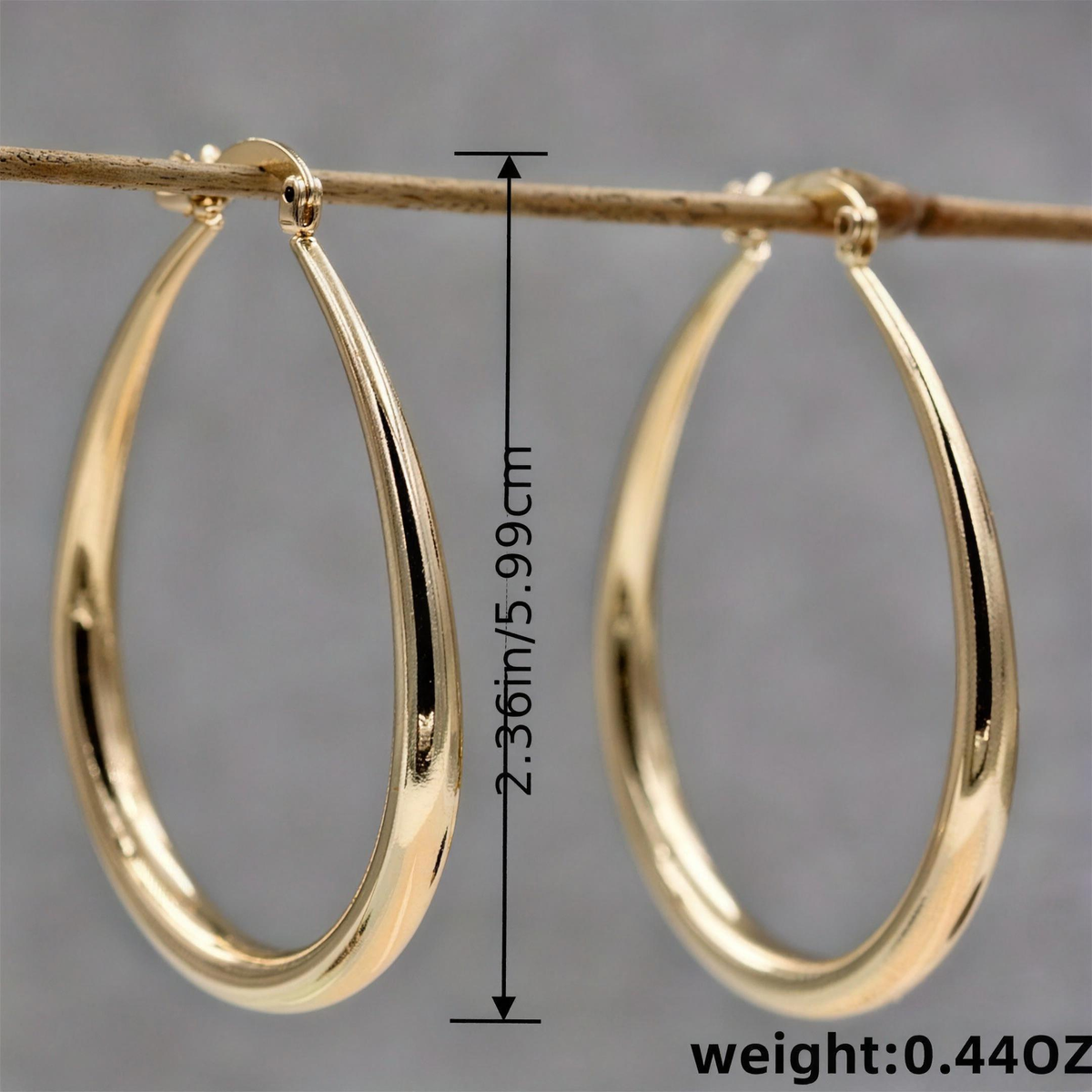 Nova Stud Earrings size and measurement guide measurements